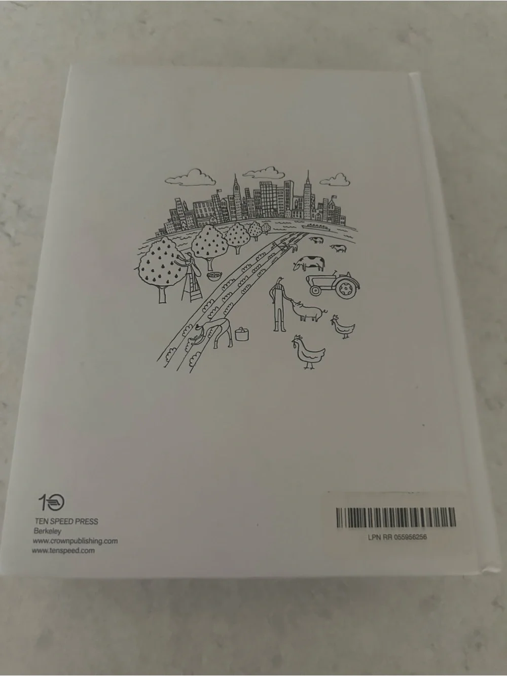 I ♥ NY Ingredients and Recipes Cookbook - White